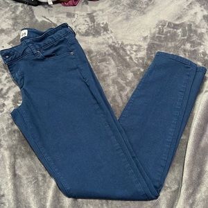 Garage Jeans: Dark Blue Jegging Jeans in Size 9.